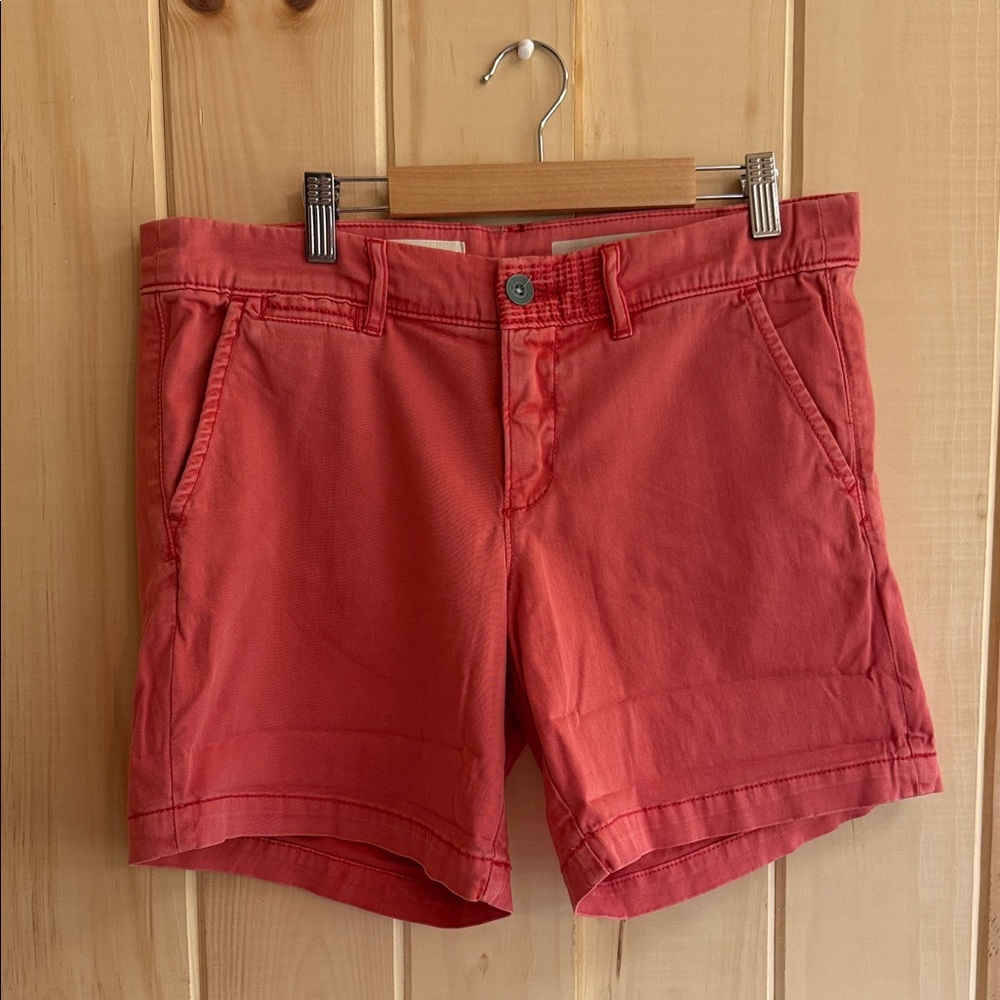 🔥 SALE! 5 for $20 🛍️ Anthropologie Pilcro and the Letterpress Coral Red Shorts
